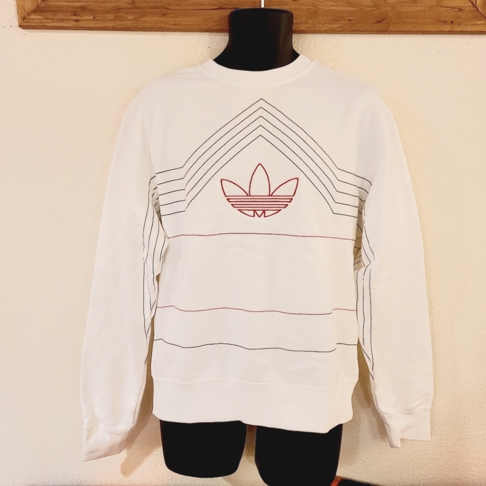 Adidas Rivalry Crewneck Embroidered Sweatshirt